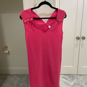 PINK Amanda Uprichard Button Dress - Small